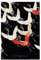 Furisode with a Myriad of Flying Cranes Poster - Deko Wohnzimmer oder Deko Schlafzimmer - Deko Wohnzimmer - Größe : 61 x 91 - Offizielle Lizenz