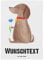 Mr. & Mrs. Panda Personalisierte Postkarte Hund Blume - Personalisierte Geschenke, Hundebesitzer, Hundemotiv, Vierbeiner, Postkarte mit Namen, süß,