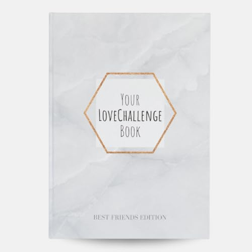 YourLoveChallenge® Edizione Amici - Album fotografico sfida con 100 sfide uniche per i tuoi amici, regalo per un compleanno, Pasqua o come piccolo regalo per i tuoi amici