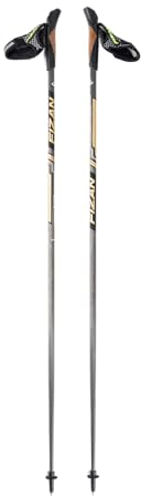 FIZAN Nordic Walking Stöcke, Walking-stöcke 115 cm | Nordikwalking, Walkingstöcke | Runner S22 CA04 | Gold und Schwarz