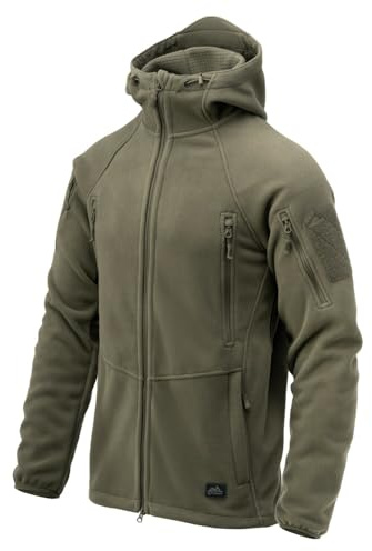 Helikon-Tex Patriot Fleece Jacket MK 2 - Taktischer Kapuzen-Pullover Full-Zip mit vielen Taschen