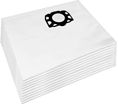 PRIMEBAG 10 Staubsaugerbeutel kompatibel zu Kärcher 2.863-314.0 Vliesfilterbeutel KFI 357 Ersatzbeutel WD2 Plus WD 2-18 WD3 WD3 Premium WD 3-18 S - Mehrlagiges Vlies für Bestleistung beim Saugen