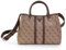 GUESS Noreen Girlfriend Satchel Latte Logo/Brown