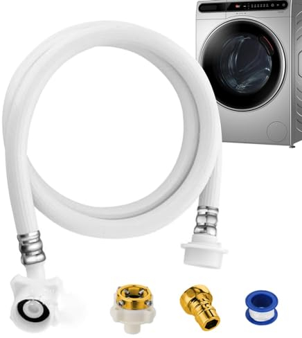 Washing Machine Hoses | Portable Water Inlet Pipe | Supply Lines Washing Machine | Flexible Washer Machine Hose for Tight Spaces, Portable Washer Machine Supply Lines, Washing Machine Inlet Pipe