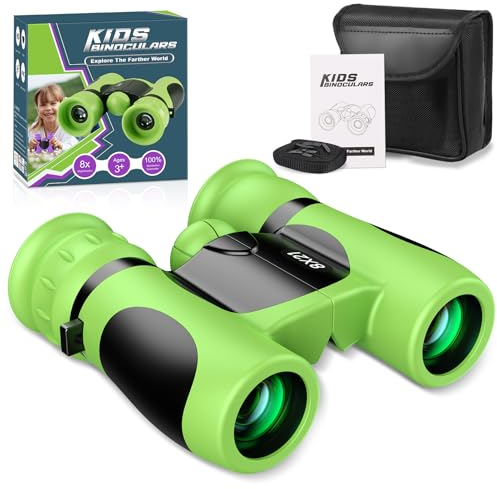 DejaNard Fernglas für Kinder,Geschenke Jungen 4 5 6 7-13 Jahre Outdoor Geschenke Kompakt Binokular Kinderspielzeug ab 3 4 5 6 Jahren Fernrohr Kinder Geschenke für Jungs 3-12 Jahre