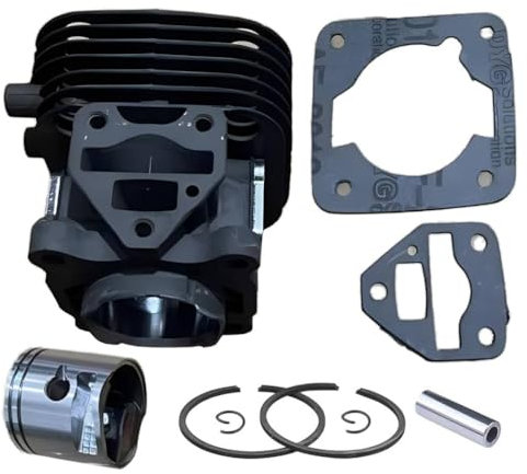 Husmax Kit pistone cilindro da 34 mm 588098202 596940701 577979001 per tagliasiepi Husqvarna 325HE3 325HE4 525HE3 525HE4 525HF3S Edger 525ECS 525ES sega a palo 525DEPS 525DEPS 525ES 5P4S 5 25P5S