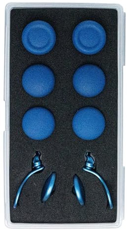 Tapas de palanca de mando y paletas traseras para controlador de borde de PS5, reemplazo de tapas de joystick, 4 paletas traseras de metal de repuesto para controlador Dualsense PS5, accesorios 10 en