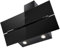 electriQ 90cm Angled Cooker Hood - Black