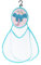 BESTonZON 1stk Badetasche Für Kinder Hängende Badespielzeugtasche Badenetzbeutel Bad Aufbewahrungsbeutel Badespielzeugkorb Aufbewahrung Von Wannenspielzeug Babywanne Blue Polyester