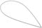 sparefixd Suitable for Beko WM5100W WM5100W WM5101W Door Seal Band Spring Wa