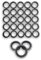 Hobby Heaven 25 to 32mm Round Bases Size Converters For Warhammer Bases - Black Miniature Bases Converters for Wargaming Miniatures Figures - Model Painting Wargame Miniatures (25 pcs)