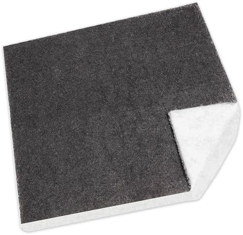 SPARES2GO Universal Carbon + Foam Grease Filter Kit for Cooker Hood Vent Extractors (Cut to Size, 57cm x 47cm)