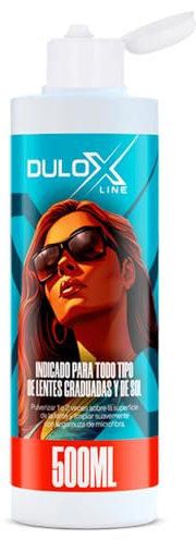 Limpia Gafas de (500ML) con Tapón Especial para Llenado Fácil + + Boquilla con Cierre - Limpiador de Lentes - Limpieza Profesional para Pantallas - Limpiador de Ordenador