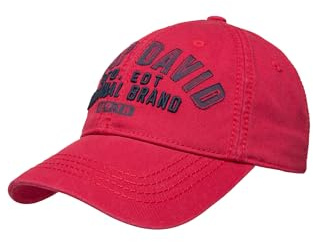 Camp David Herren Base Cap mit Logo – Baseball Cap Stickerei – Twill verstärkter Schirm – Einheitsgröße Klettverschluss