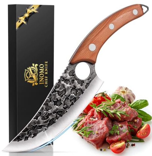 INOMO Geschenke für Männer, Küchenmesser Profi Japanisches Messer | Kochmesser Scharfes Edelstahl, Kochen Ergonomisch, Geburtstagsgeschenk für Männer Weihnachtsgeschenke Adventskalender füllung