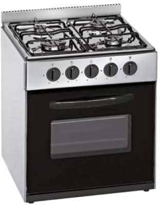 Cocina de gas Meireles N 500 X NAT ST 55L 4 Quemadores Gris