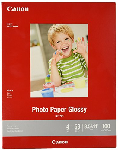 CanonInk Glossy Photo Paper 8.5 x 11 100 Sheets (1433C004)