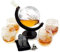 Set di decanter per whisky, bicchieri a forma di globo, idea regalo per inaugurazione della casa, decanter in vetro per whisky, scotch e liquore – set decanter per whisky – decanter in vetro con