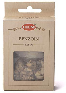 Benzoin Resin Incense Aromatic Tree Gum Sap Solid Crystals and Steel Mesh Bundle for Burning and Diffusion