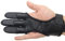 DaMohony Bogenschießen Handschuhe 3 Finger Echtes Leder Hand Schießen Jagd Schutz Bogenschießen Schutzhandschuhe für Recurve Bögen Jagd Finger