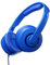 Skullcandy Cassette Junior On-Ear Wired Headphones, Volume-Limiting, Microphone, Works with Bluetooth Devices and Computers - Cobalt Blue