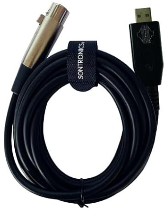SONTRONICS XLR-USB cable for dynamic microphones, 3 metre