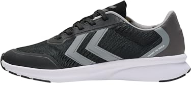 hummel Damen Flow Breather Sneaker Klassischer Schnürhalbschuh, Black Magnet, 41 EU