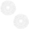 BLACK+DECKER BXFM0003GB 2pk Spin Mop Refill Heads, Suitable for Hard Floors, Super Absorbent Microfibre, Compatible with Black+Decker Spin Mop