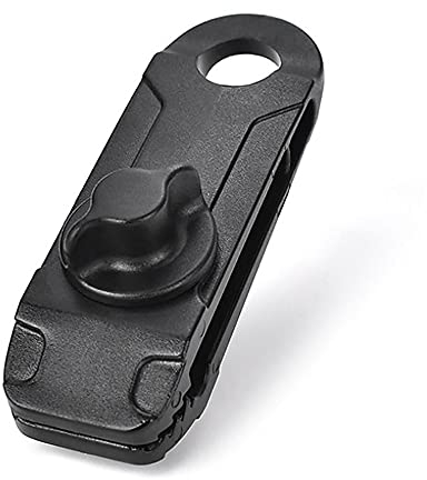 Throushine Behawelt Wiederverwendbarer Hochleistungs-Linoleumclip 10 STÜCK (SCHWARZ)