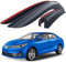Goodyear Windabweiser für/kompatible mit Toyota Corolla 2013-2018 nur Sedan - Stick-on Regenabweiser - Autofenster Regenschutz - Ermöglichen Frischluft - Waschstraßenfest - Einfache Montage 4 Set