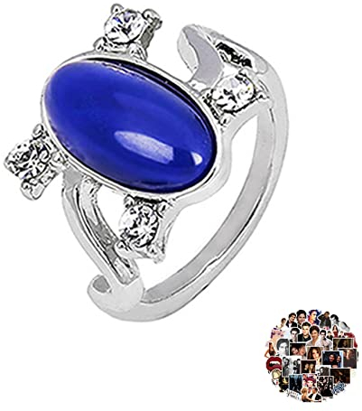 YouU The Vampire Diar.s Schmuck Aufkleber Set Elena Saphirglas Daylight Ringe für Fans Schmuck für Herren Damen 21 Stück