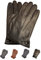 AKAROA ESTD 2019 Lederhandschuhe Herren MAX, Touchscreen Funktion, italienisches Leder, recyceltes Strickfutter aus 50% Kaschmir und 50% Wolle, 5 Größen S - XXL, schwarzbraun, M-9