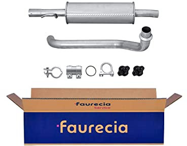 HELLA 8LB 366 022-811 Vorschalldämpfer - Easy2Fit® Kit - vorne - zweiteilig - Set mit Anbauteilen - für u.a. TOYOTA YARIS