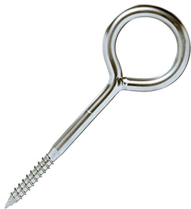 M12 Scaffold Restraint Tie 50mm Eye - Scaffolding Fixing Anchor Eyelet Bolt Screw - Various Lengths (20, M12 x 200mm)