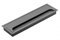 DOJA Barcelona | Pasacables Mesa | Organizador Cables Rectangular Negro | 280 * 80 mm | en Aluminio | Organizador Escritorio, Mesa Escritorio, Armario Exterior, Impresora Portatil, Ladron Enchufes...
