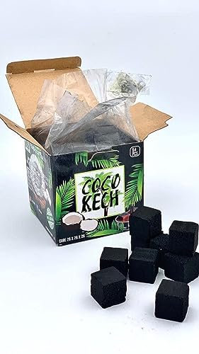 Charbon Naturel narguilé, 26mm 100% Naturel Coconut, très résistant à la Chauffe