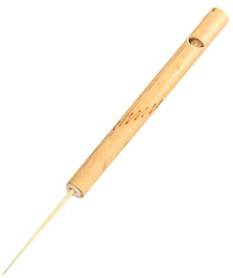 Generic Vögel Pfeifen Musikflöte Traditionelles Thailändisches Musikinstrument Klangspielzeug Bambusflöte für Geburtstagsgeschenk Anfänger Zum Üben, Vogelflöte aus Bambus