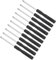 CoCud Mini Tournevis Phillips, Taille 3,0 mm, Longueur 80 mm, Tournevis à Tête Cruciforme en Acier au Carbone avec Poignée Antidérapante - (pour Lunettes, Montre), 10 Pièces