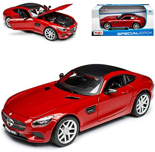 Generisch Mercedes-B AMG GT S Coupe Rot Ab 2014 1/24 Modell Auto