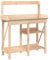 vidaXL Pflanztisch, Gärtnertisch mit Ablage Schublade, Arbeitstisch für Garten Terrasse, Blumentisch Umtopftisch, Massivholz Tanne