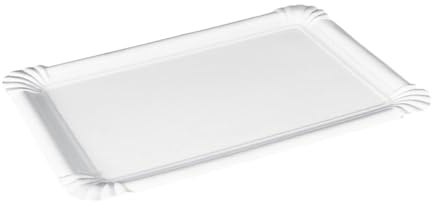 SWS 200 Pappteller PREMIUM 16x23cm – Imbissteller, Einweg-Pappteller, Partyteller