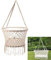 Makramee-Hängeschaukel für Babybett und Kleinkind, beige, Baumwollseil, Kinderzimmer, Dekoration, Weiß, Mädchenzimmer, kein Zubehör im Lieferumfang enthalten