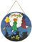 Begchy Veranda Dekoration Zeichen Personalisierte Halloween Hexe KostüM Einfache Garten HäNgende Plakette Herbst Auflistung -4