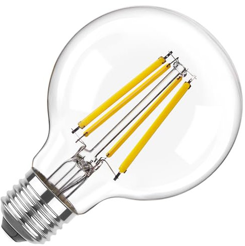 2er Pack Dimmbar E27 LED Warmweiss Glühbirne 12Watt 2000Lumens Edison Vintage Energiesparlampe Ersatz für 100W 120W Glühlampe,Warmweiß 2700K,G80 Große Kugel Super hell Birne,Kein Flackern,230V