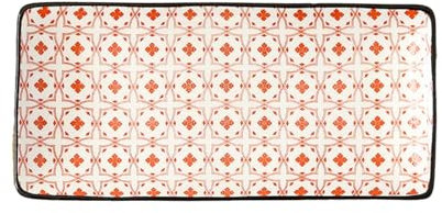 Vaisselle Creative Céramique Restaurant Assiette Rectangulaire Sushi Fruit Assiette Plate Rectangulaire Réseau Rouge