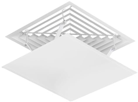 Vaguelly Parabrisas Del Aire Acondicionado Central Cuadrado Deflector De Aire Para Ventilaciones De Techo Deflector De Salida De Acondicionado Para Uso Dormitorio