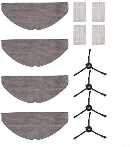 Accesorios para aspiradora, kit de limpieza completa para filtros, cepillos laterales, juego de paños de fregona, para Tapo RV30 Max Plus/RV20 Max Plus (A)