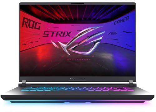 ASUS ROG Strix G16 (2025) Gaming Laptop, 16 FHD+ 16:10 165Hz/3ms, NVIDIA GeForce RTX 5050, Intel Core i5-13450HX, 16GB DDR5-5600, SSD PCIe Gen 4 1TB, Wi-Fi 7, Windows 11 Casa, Gr 615JH-DS54