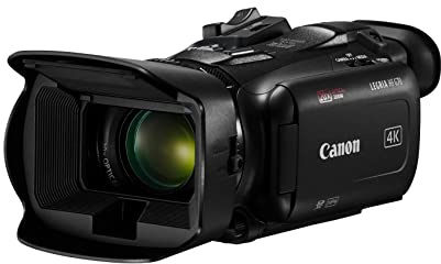 Canon LEGRIA HF G70 4K Camcorder - 4K UHD/25P - 20x Optical Zoom Lens - Optical Image Stabilization - Dual Card Slots - USB-C Connectivity Live Streaming Support Black (Renewed)