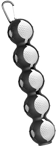 CBMZHF Golf ball clip with carabiner, can hold 5 balls, with carabiner